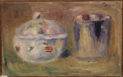 Sockerskål och bägare, c.1900